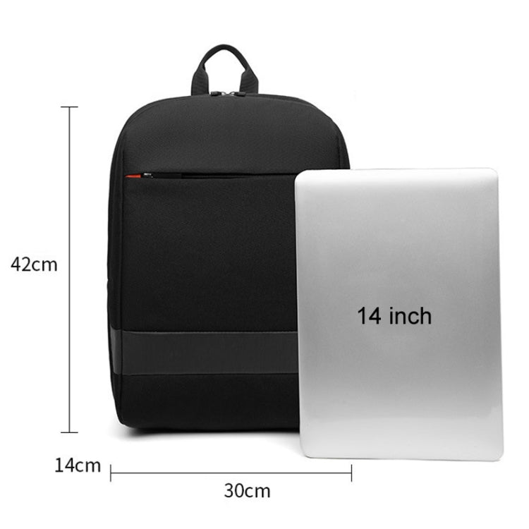 SKV B22016 Men Business Casual Double Shoulder Bag Outdoor Travel Laptop Backpack(Black) - free shipping - PMC TechLife - Order now!