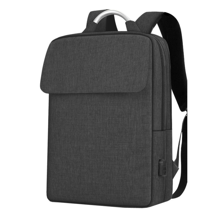 SKV BLB21282 Men Business Duty Traveling Double Shoulder Bag Lightweight Large Capacity Laptop Backpack(Black) - free shipping - PMC TechLife - Order now!