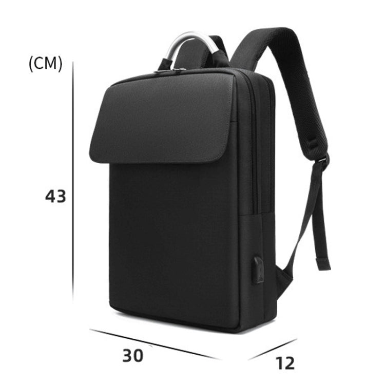 SKV BLB21282 Men Business Duty Traveling Double Shoulder Bag Lightweight Large Capacity Laptop Backpack(Black) - free shipping - PMC TechLife - Order now!