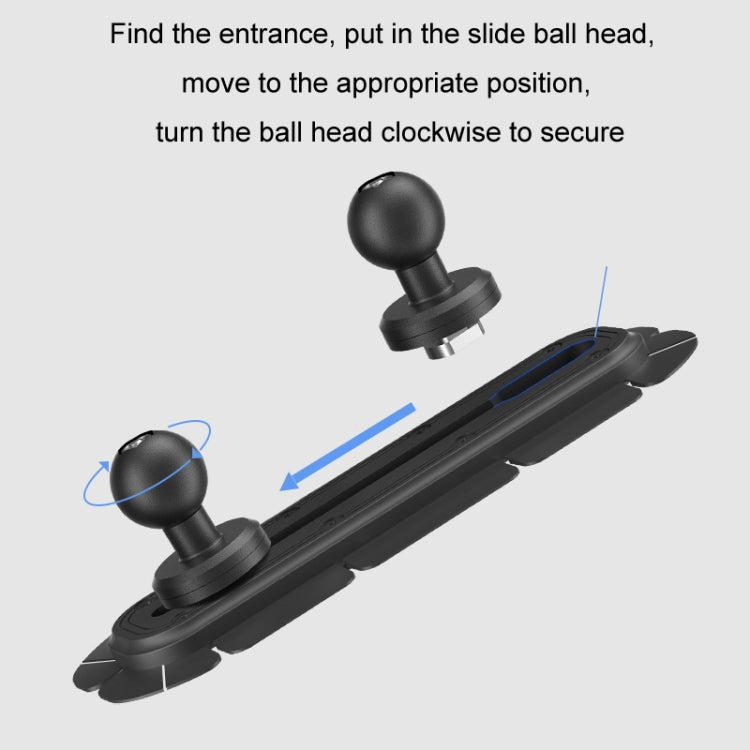 SUV Car Modified Central Control Bracket Base Slider, Specifications: Screw Rail Base - Universal Car Holders by PMC TechLife | Online Shopping South Africa | PMC TechLife | Buy Now Pay Later Mobicred