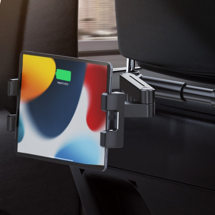 Car Seat Backrest Mobile Phone Tablet Holder, Model: A081+X159 - Universal Car Holders by PMC TechLife | Online Shopping South Africa | PMC TechLife | Buy Now Pay Later Mobicred