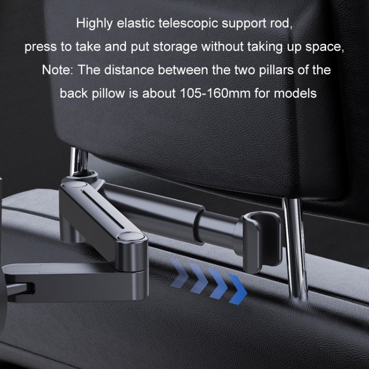 Car Seat Backrest Mobile Phone Tablet Holder, Model: A081+X159 - Universal Car Holders by PMC TechLife | Online Shopping South Africa | PMC TechLife | Buy Now Pay Later Mobicred