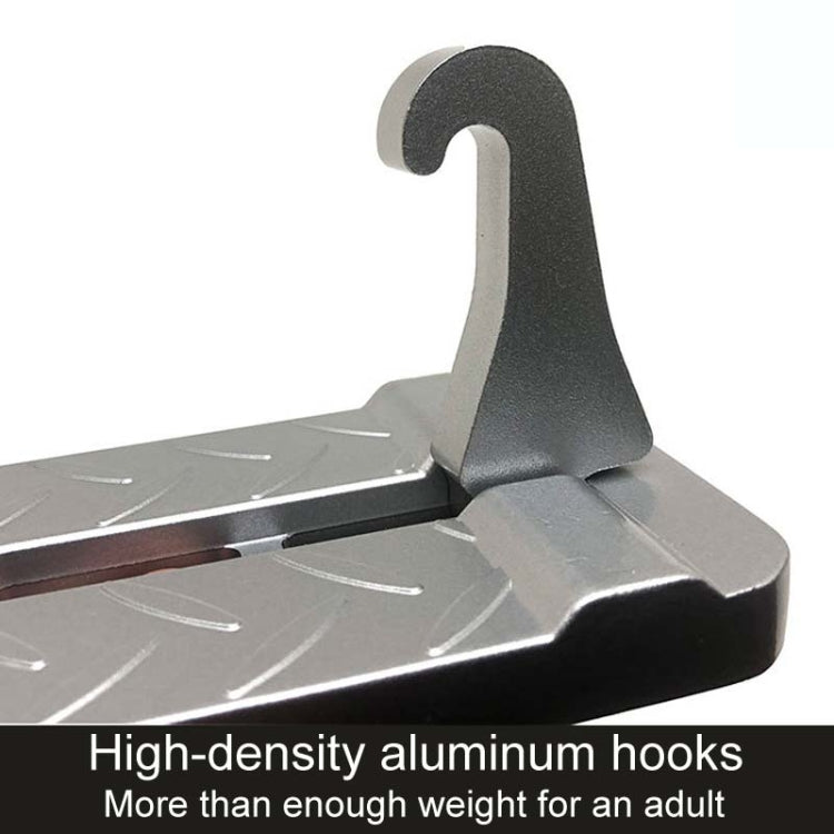 Car Extension Assisted Boarding Hooks Footrests(Silver) - Foot Pedal by PMC TechLife | Online Shopping South Africa | PMC TechLife | Buy Now Pay Later Mobicred