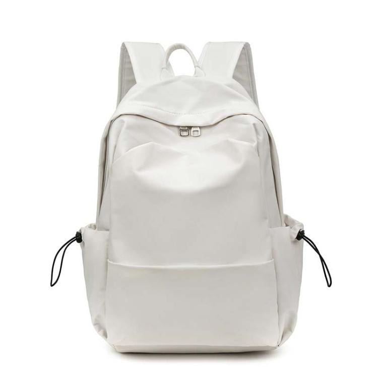SKV B1530 Large Capacity Student School Bag Casual Double Shoulder Laptop Backpack(White) - Backpack by SKV | Online Shopping South Africa | PMC TechLife | Buy Now Pay Later Mobicred