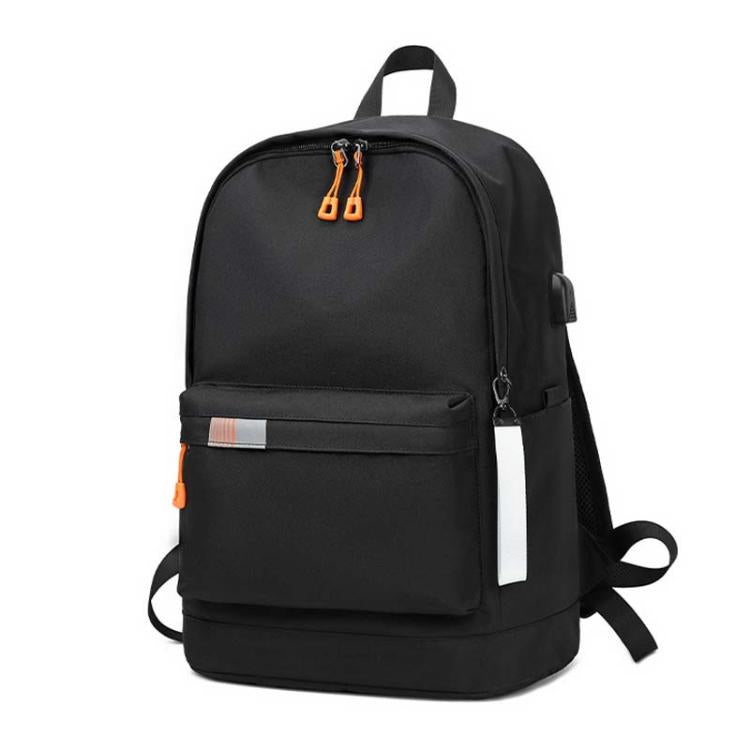SKV B21071 Large Capacity Student School Bags Leisure Traveling Double Shoulder Laptop Backpack(Black) - free shipping - PMC TechLife - Order now!