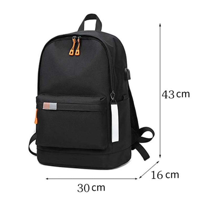 SKV B21071 Large Capacity Student School Bags Leisure Traveling Double Shoulder Laptop Backpack(Silver Gray) - Backpack by SKV | Online Shopping South Africa | PMC TechLife | Buy Now Pay Later Mobicred
