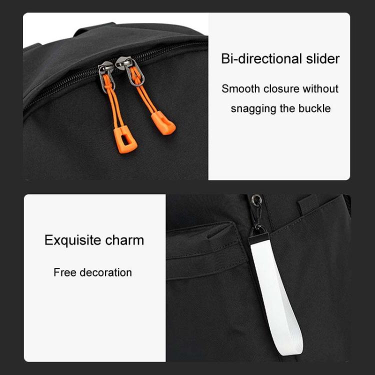 SKV B21071 Large Capacity Student School Bags Leisure Traveling Double Shoulder Laptop Backpack(Black) - free shipping - PMC TechLife - Order now!