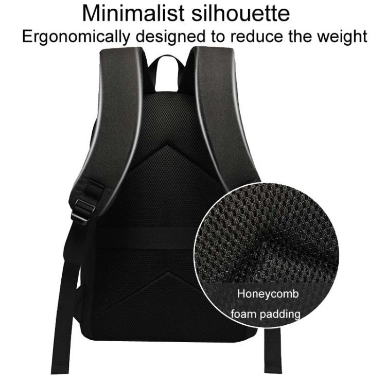 SKV B20537 Lightweight Traveling Double Shoulder Bag Large Capacity Laptop Backpack(Black) - free shipping - PMC TechLife - Order now!