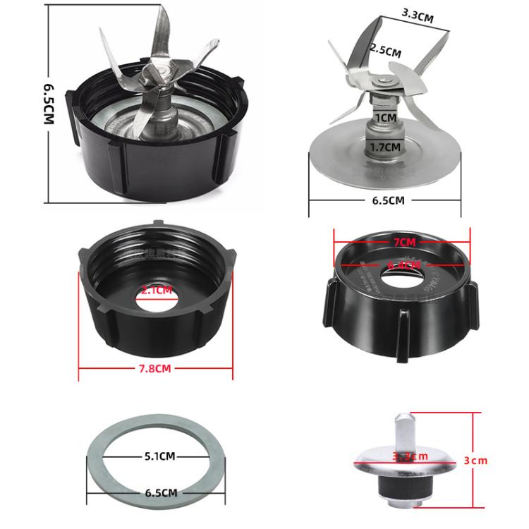 For Oster Blender Juice Extractor Accessories(Blade Head+Gasket+Base+Drive Shaft) - Kitchen Machine Accessories & Parts by PMC TechLife | Online Shopping South Africa | PMC TechLife | Buy Now Pay Later Mobicred