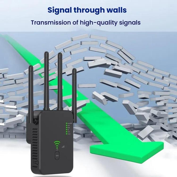 Urant U10 300Mbps 2.4G Wireless Repeater WiFi Signal Amplifier With 4 Antennas US Plug White - Broadband Amplifiers by Urant | Online Shopping South Africa | PMC TechLife | Buy Now Pay Later Mobicred