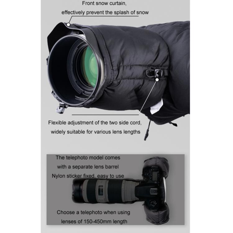 PGYTECH Camera Lens Warm Cold-proof Down Cover, Style: Telephoto - free shipping - PMC TechLife - Order now!