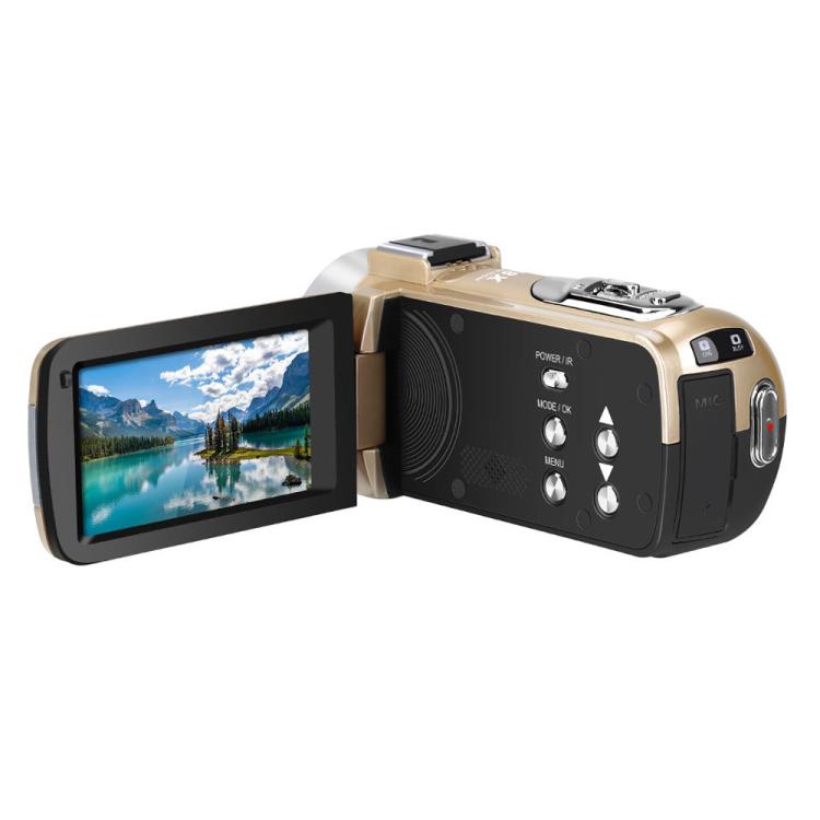 Ordro 1080P 30fps HD Night Vision Infrared Digital Camera(Gold) - free shipping - PMC TechLife - Order now!