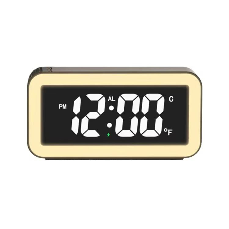 S281A LED Atmosphere Light Calendar / Temperature Display Clock With Wireless Charging Function(Black) - Alarm Clocks by PMc TechLife | Online Shopping South Africa | PMc TechLife | Buy Now Pay Later Mobicred