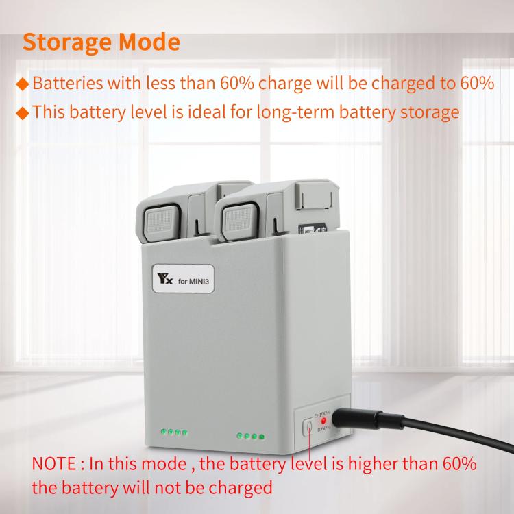 For DJI Mini 4 Pro / Mini 3 Pro / Mini 3 YX  Dual-Way Charger Battery Manager With 35W US Plug - free shipping - PMC TechLife - Order now!