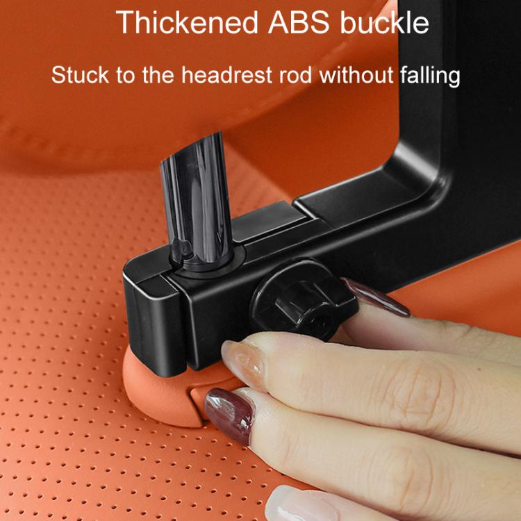 Universal Car Seat Back Double Hooks Umbrella Clothing Storage Rack(Black) - Auto Fastener & Clips by PMC TechLife | Online Shopping South Africa | PMC TechLife | Buy Now Pay Later Mobicred