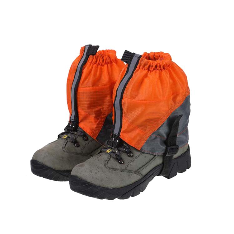 AOTU AT8917 1pair With Reflective Strip Outdoor Mountaineering Hiking Snowproof Footwear Desert Sandproof Shoe Covers(Orange) - Mountaineering Outfit by AOTU | Online Shopping South Africa | PMC TechLife | Buy Now Pay Later Mobicred