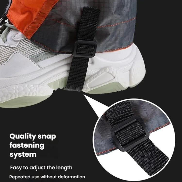 AOTU AT8917 1pair With Reflective Strip Outdoor Mountaineering Hiking Snowproof Footwear Desert Sandproof Shoe Covers(Black) - Mountaineering Outfit by AOTU | Online Shopping South Africa | PMC TechLife | Buy Now Pay Later Mobicred