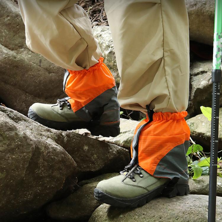 AOTU AT8917 1pair With Reflective Strip Outdoor Mountaineering Hiking Snowproof Footwear Desert Sandproof Shoe Covers(Black) - Mountaineering Outfit by AOTU | Online Shopping South Africa | PMC TechLife | Buy Now Pay Later Mobicred