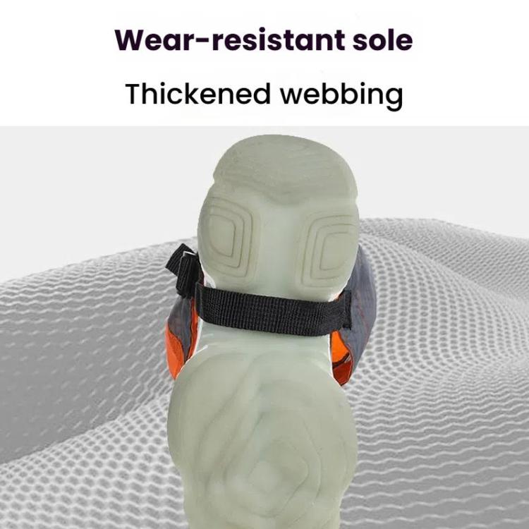 AOTU AT8917 1pair With Reflective Strip Outdoor Mountaineering Hiking Snowproof Footwear Desert Sandproof Shoe Covers(Blue) - Mountaineering Outfit by AOTU | Online Shopping South Africa | PMC TechLife | Buy Now Pay Later Mobicred