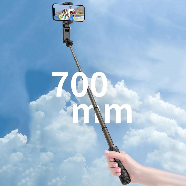 TokQi Q18 Desktop Wireless Remote Control Handheld Gimbal Stabilizer Fill Light Selfie Stick Tripod(Black) - free shipping - PMC TechLife - Order now!