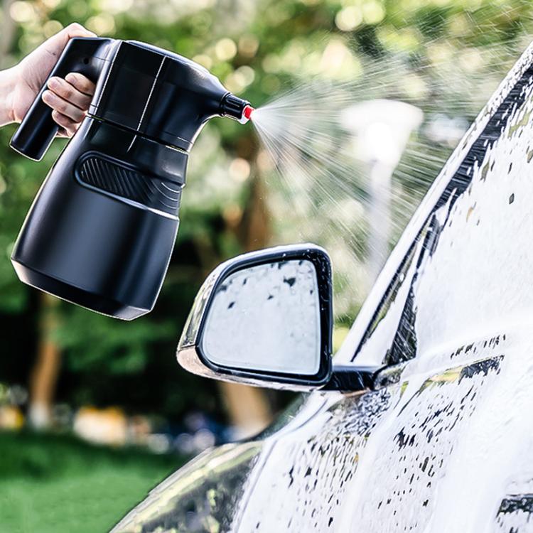 2L Car Washing Electrical Foam Sprayer Rechargeable Pressurized PA Kettle(Black Orange) - Car washing supplies by PMC TechLife | Online Shopping South Africa | PMC TechLife | Buy Now Pay Later Mobicred