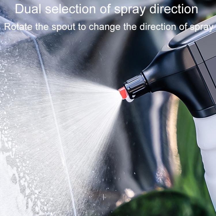 2L Car Washing Electrical Foam Sprayer Rechargeable Pressurized PA Kettle(Black Orange) - Car washing supplies by PMC TechLife | Online Shopping South Africa | PMC TechLife | Buy Now Pay Later Mobicred