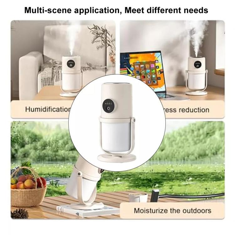 USB Intelligent Home Large Capacity Humidifier With Night Light Small Air Purifier, Color: White+Base - free shipping - PMC TechLife - Order now!