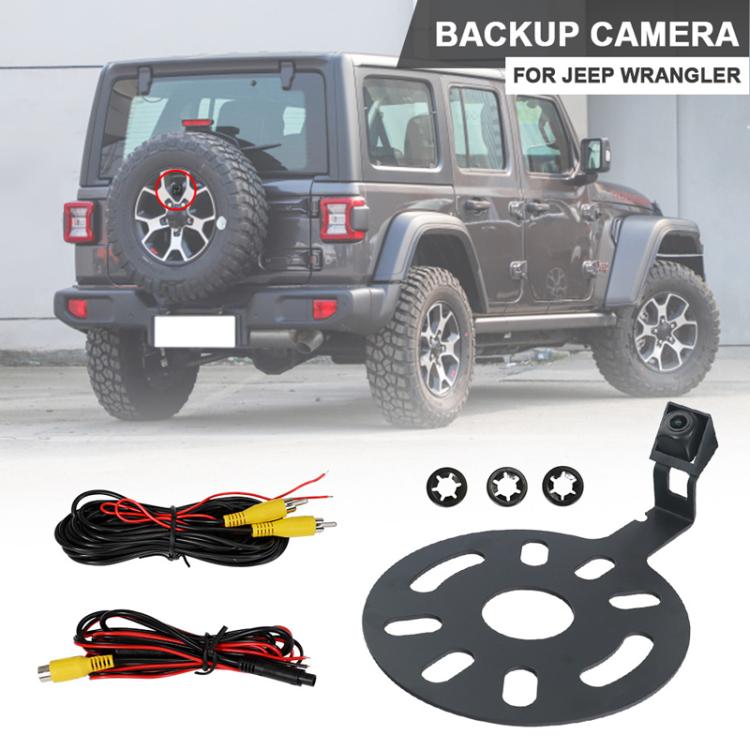 For Jeep Wrangler 2007-2018 Car Backup Tire Rear View Camera - Rear View Cameras by PMC TechLife | Online Shopping South Africa | PMC TechLife | Buy Now Pay Later Mobicred