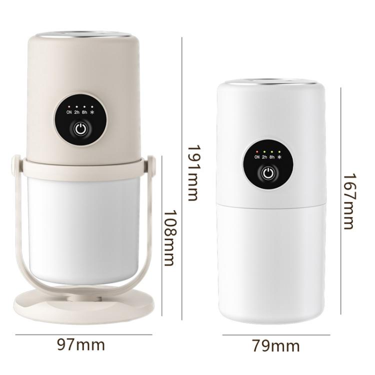 Desktop Dual Port Humidifier Portable Mini Air Purifier With Nightlight, Color: Beige - free shipping - PMC TechLife - Order now!
