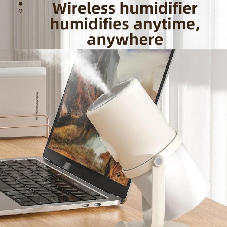 Desktop Dual Port Humidifier Portable Mini Air Purifier With Nightlight, Color: White - free shipping - PMC TechLife - Order now!