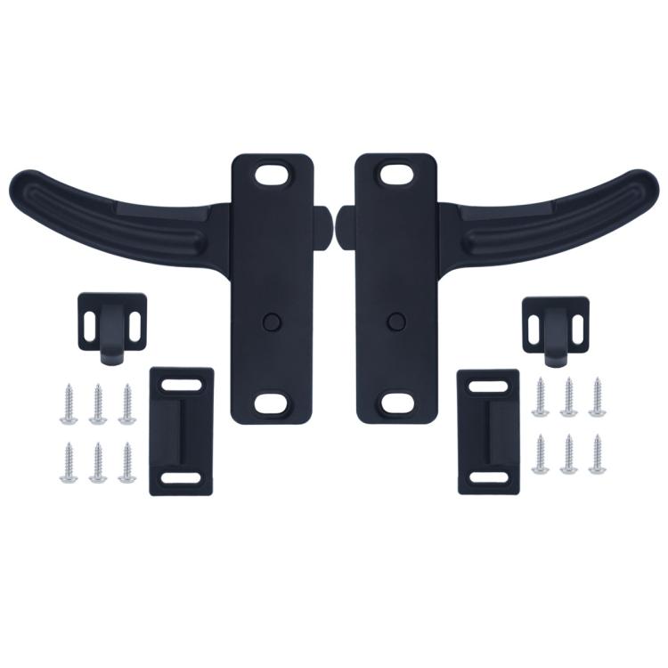 RV Screen Three-section Split Telescopic Rod L-shaped Replacement Handle, Specifications: Left Hand+Right Hand - Door Handles by PMC TechLife | Online Shopping South Africa | PMC TechLife | Buy Now Pay Later Mobicred