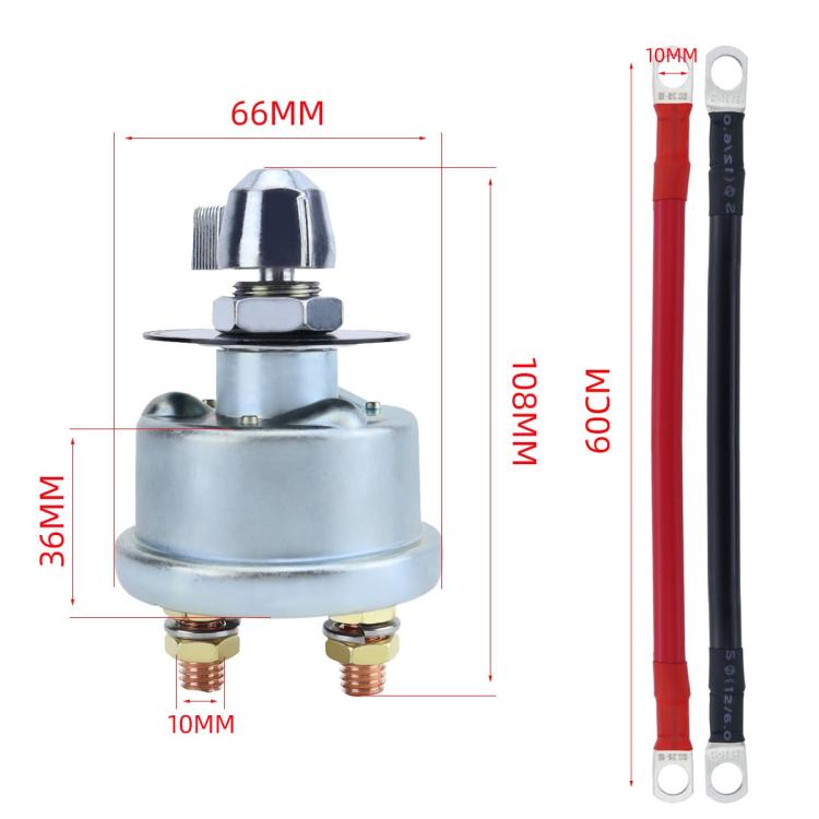 RV Yacht High Current Power Cut-off Switch + Copper Core Cable - Car Switches by PMC TechLife | Online Shopping South Africa | PMC TechLife | Buy Now Pay Later Mobicred