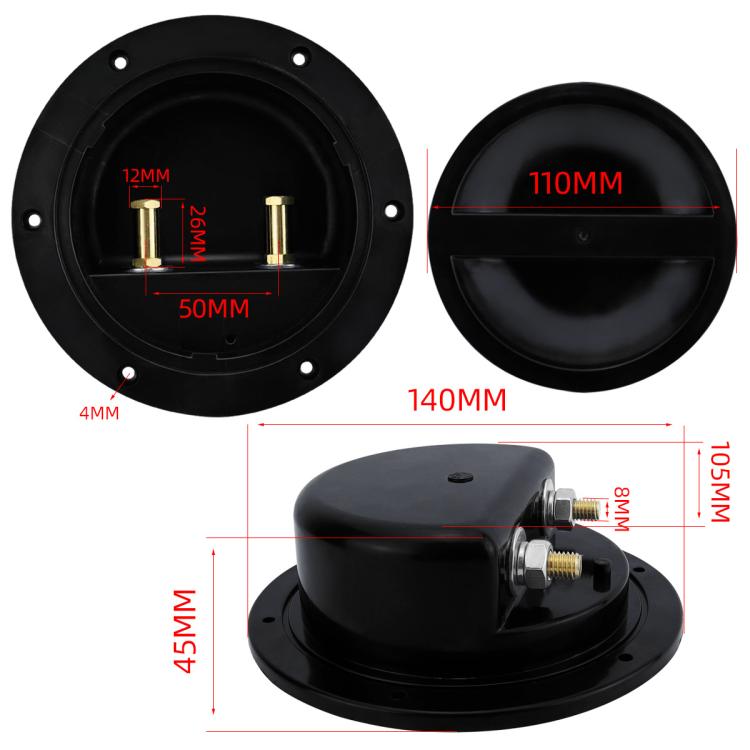 RV Yacht Copper Conductive Waterproof Solid Deck Cabin Sealing Cover, Configuration: CP-5093 - Marine Accessories & Parts by PMC TechLife | Online Shopping South Africa | PMC TechLife | Buy Now Pay Later Mobicred