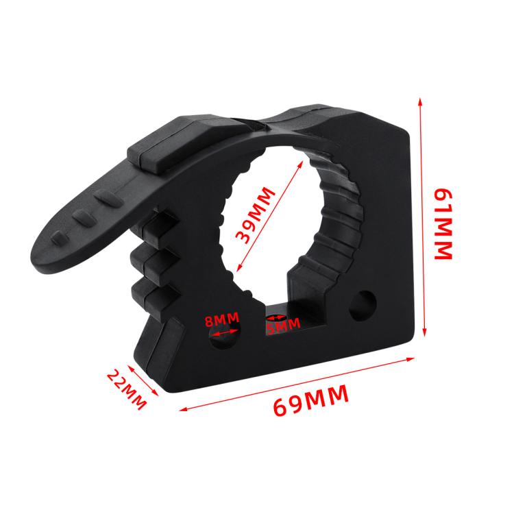2pcs Quick Installation Clamp Rubber Fixing Buckle For 3-4cm Pipe - Marine Accessories & Parts by PMC TechLife | Online Shopping South Africa | PMC TechLife | Buy Now Pay Later Mobicred