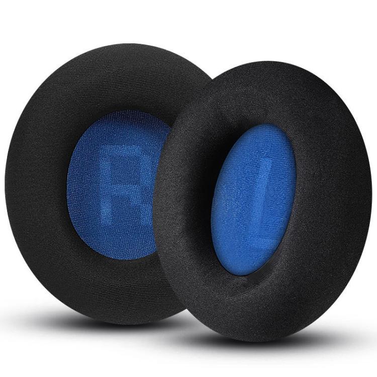 1pair Headset Sponge Earmuffs for SteelSeries Arctis Pro / Arctis 3 / 5 / 7, Color: Black Dark Blue Ice Silk - Earmuff & Pad by PMc TechLife | Online Shopping South Africa | PMc TechLife | Buy Now Pay Later Mobicred
