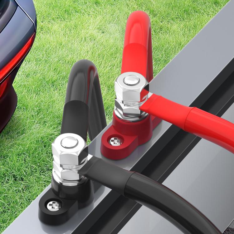 12V RV Yacht M10 Single Pole Battery Terminal, Color: Red Black Pair - Booster Cable & Clip by PMC TechLife | Online Shopping South Africa | PMC TechLife | Buy Now Pay Later Mobicred