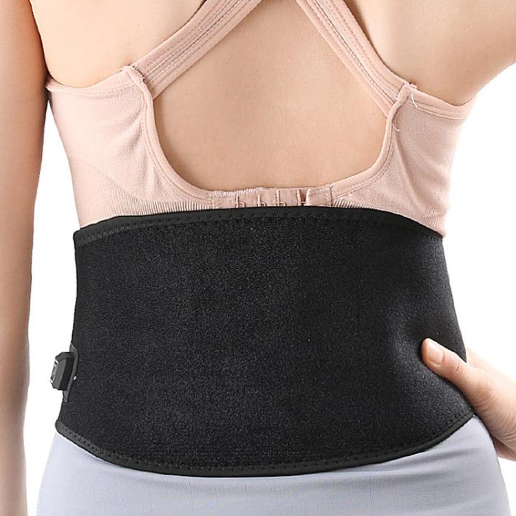 USB Electric Heating Warming Anti-cold Waist Protector Adjustable Sport Support Heat Pad Therapy Waist Belt, Size: Uniform(Black) - free shipping - PMC TechLife - Order now!