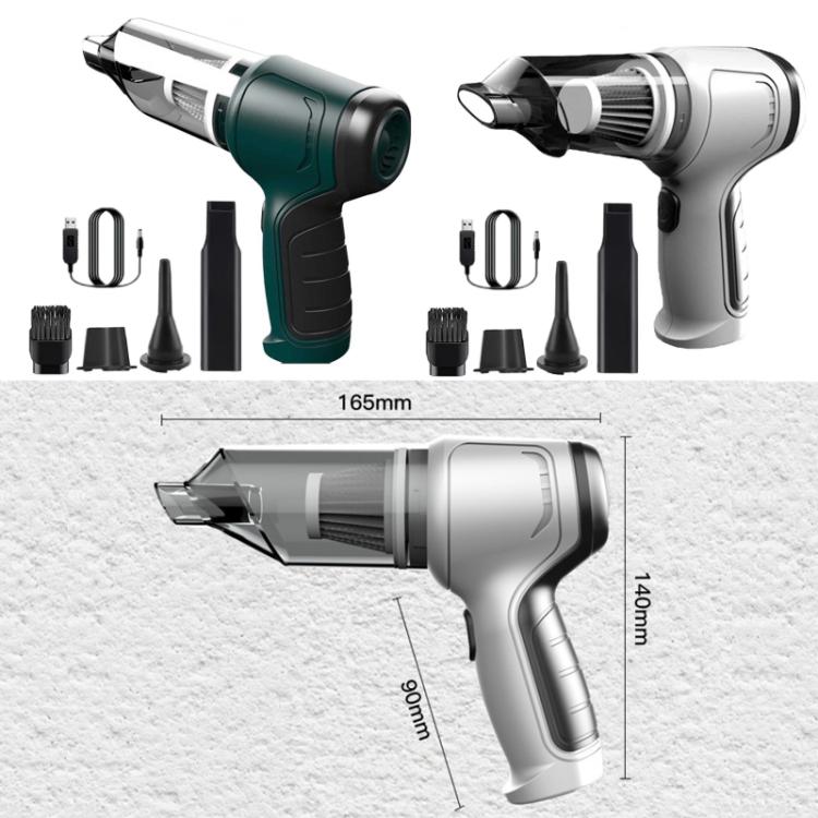 Car Small Wireless Handheld Vacuum Cleaner(Standard Green) - Vacuum Cleaner by PMC TechLife | Online Shopping South Africa | PMC TechLife | Buy Now Pay Later Mobicred