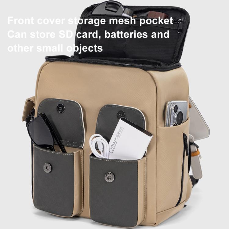 Cwatcun D171 Small Large Capacity DSLR Camera Storage Bag Casual Double Shoulder Load Reducing Breathable Backpack - free shipping - PMC TechLife - Order now!