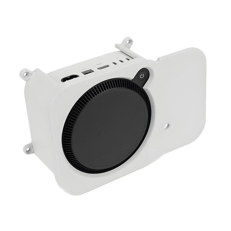 For Mac Mini M4 Under Desk Stand Hanging Wall Perforated Desktop Bracket With Screws(Gray) - MINI PC Accessories & Gadgets by PMC TechLife | Online Shopping South Africa | PMC TechLife | Buy Now Pay Later Mobicred