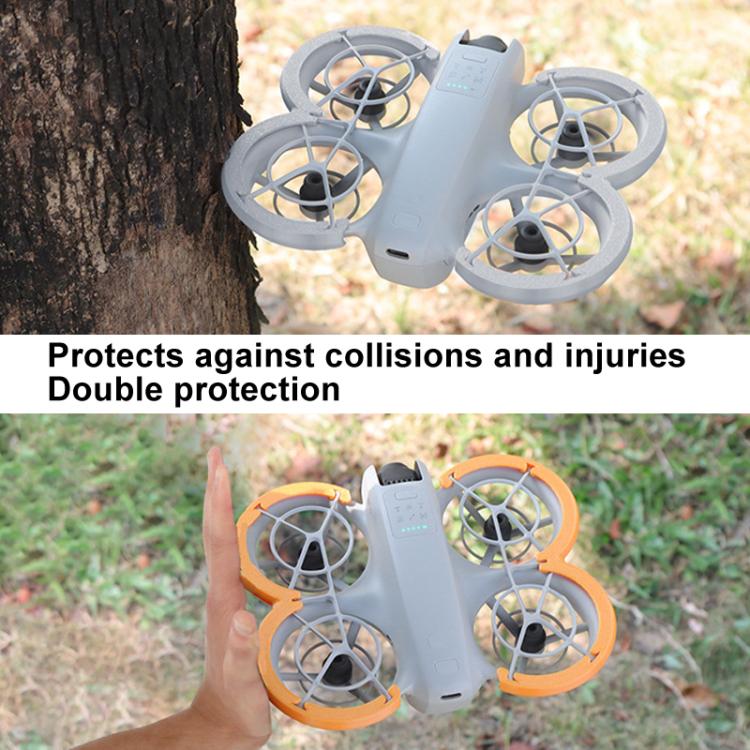 For DJI Neo CQT Impact Protection Cover + Bumper + Folding Stand + Tail Wing 4 In 1 Set(Black) - free shipping - PMC TechLife - Order now!