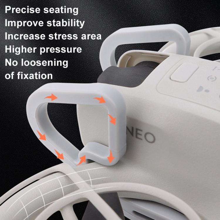 For DJI Neo CQT Impact Protection Cover + Bumper + Folding Stand + Tail Wing 4 In 1 Set(Orange) - free shipping - PMC TechLife - Order now!