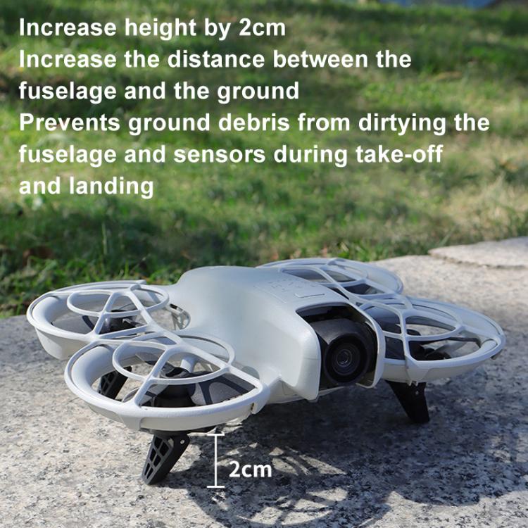 For DJI Neo CQT Impact Protection Cover + Bumper + Folding Stand + Tail Wing 4 In 1 Set(Black) - free shipping - PMC TechLife - Order now!