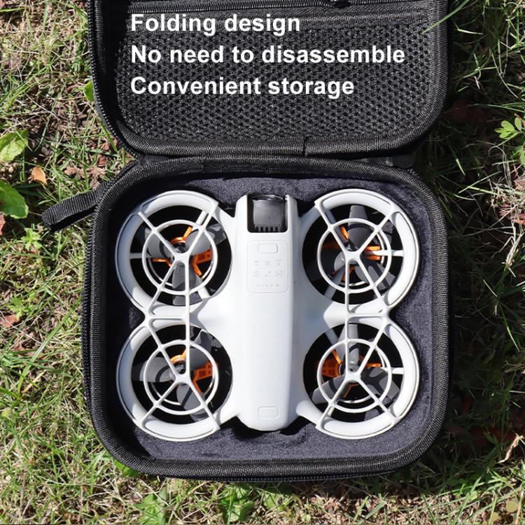 For DJI Neo CQT Impact Protection Cover + Bumper + Folding Stand + Tail Wing 4 In 1 Set(Gray) - free shipping - PMC TechLife - Order now!