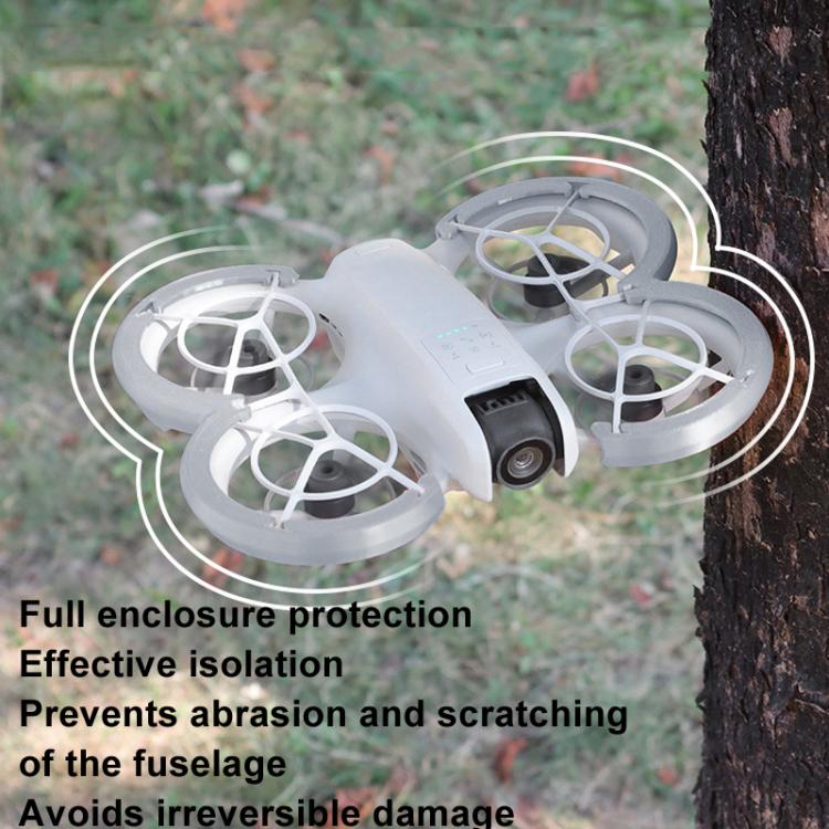 For DJI Neo CQT Impact Protection Cover + Bumper + Folding Stand + Tail Wing 4 In 1 Set(Gray) - free shipping - PMC TechLife - Order now!