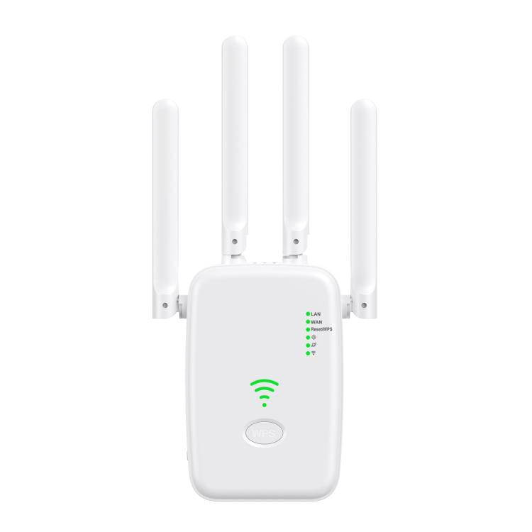 Urant U11 300Mbps 2.4G Wireless Repeater WiFi Signal Amplifier Support WPS Quick Setting EU Plug White - Broadband Amplifiers by Urant | Online Shopping South Africa | PMC TechLife | Buy Now Pay Later Mobicred
