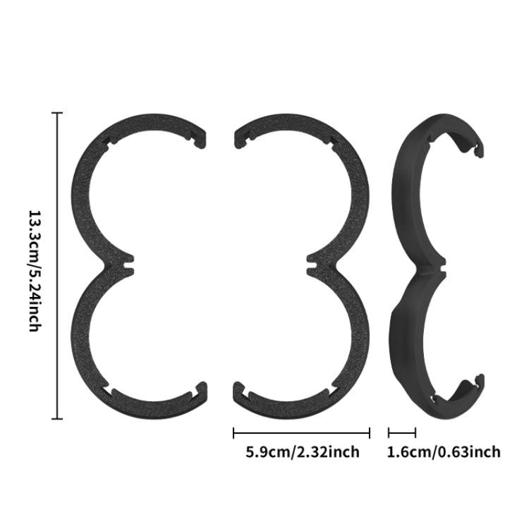 For DJI Neo CQT Paddle Bumper Ring Protective Cover Scratch Resistant Bumper Strips(Black) - free shipping - PMC TechLife - Order now!