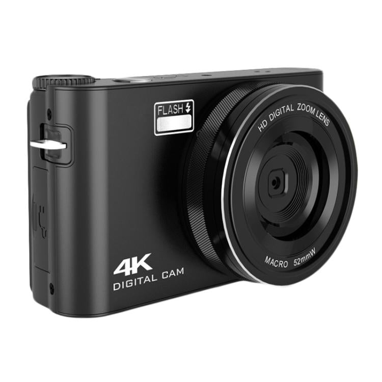 4K HD Touch Screen Digital Micro SLR Camera MP3 DSLR Camcorder 64MP Anti-Shake Vlogging Video Camera(Black) - Video Cameras by PMC TechLife | Online Shopping South Africa | PMC TechLife | Buy Now Pay Later Mobicred