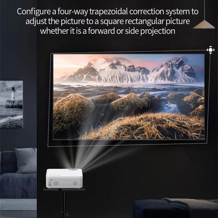 Z01 1080P 5G Bluetooth Projector Android 9.0 System Supports Mirroring Screen EU Plug - LED Projector by PMC TechLife | Online Shopping South Africa | PMC TechLife | Buy Now Pay Later Mobicred