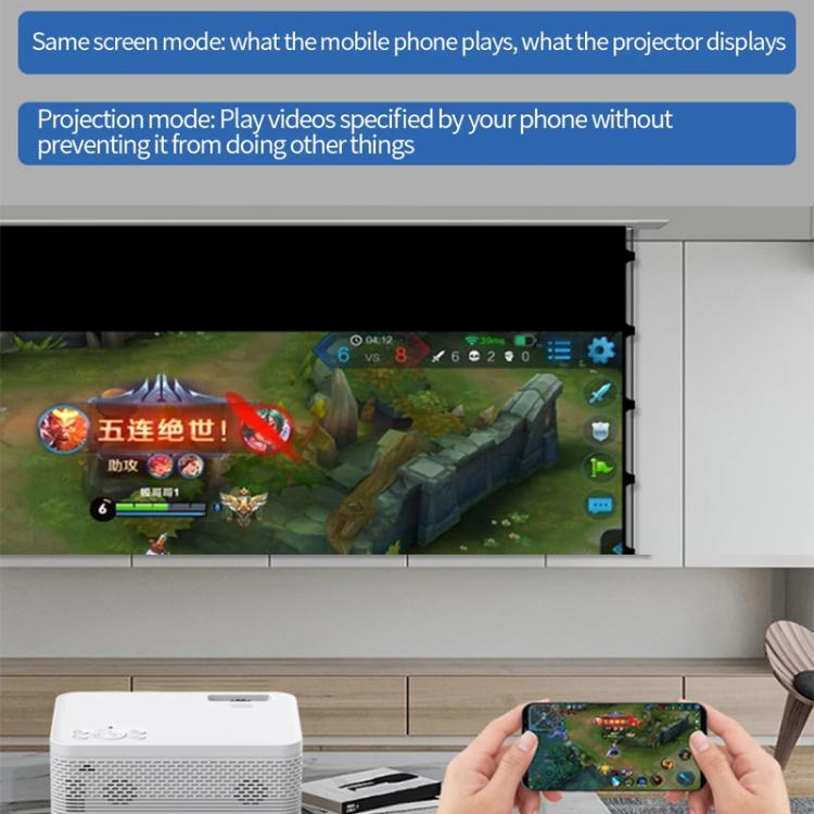 Z01 1080P 5G Bluetooth Projector Android 9.0 System Supports Mirroring Screen AU Plug - LED Projector by PMC TechLife | Online Shopping South Africa | PMC TechLife | Buy Now Pay Later Mobicred